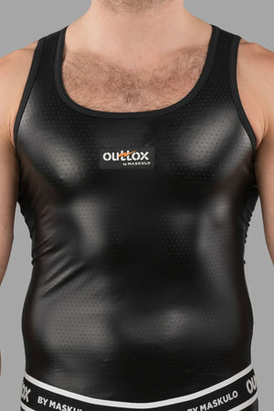 Outtox. Camiseta sin mangas. Negro