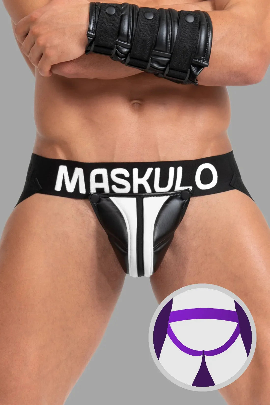 Jock 'Big Bulge'. Preto e Branco