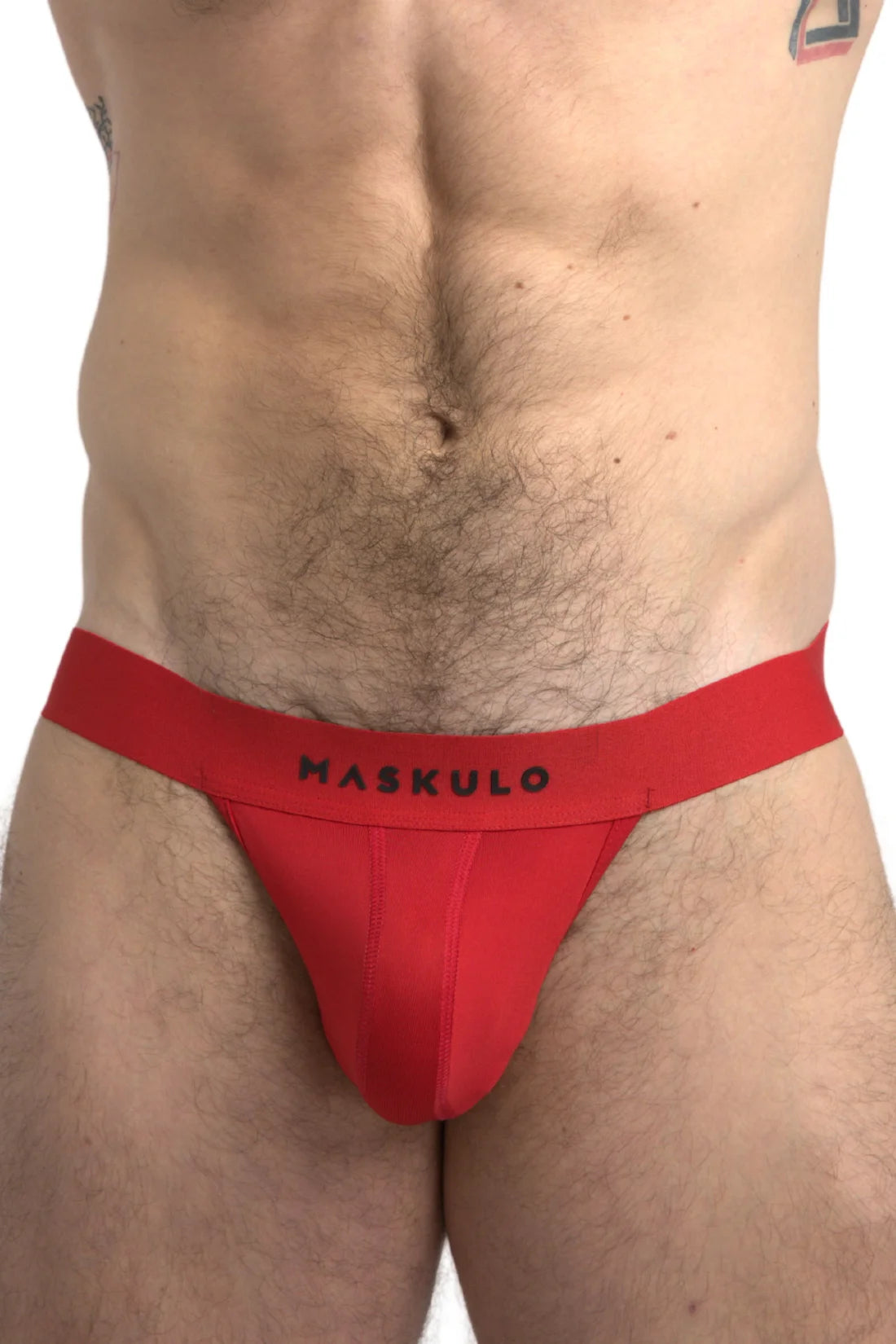 Jock de microfibra. Vermelho