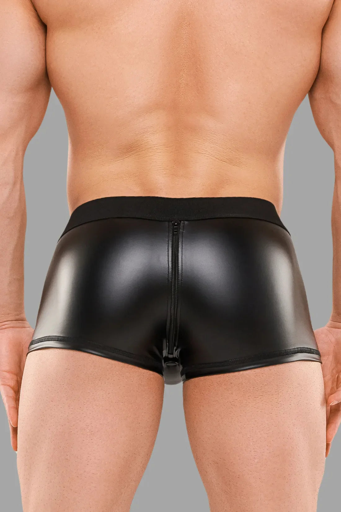 Armored Next. Shorts de tronco masculino. Preto e azul 'Royal'