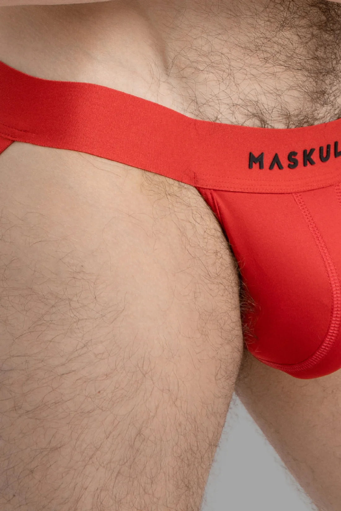 Jock de microfibra. Vermelho